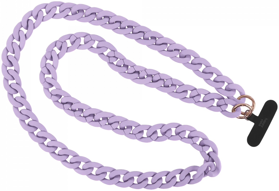 HappyCase Madeira Universele Crossbody Ketting Telefoonkoord (120CM) Paars afbeelding 11