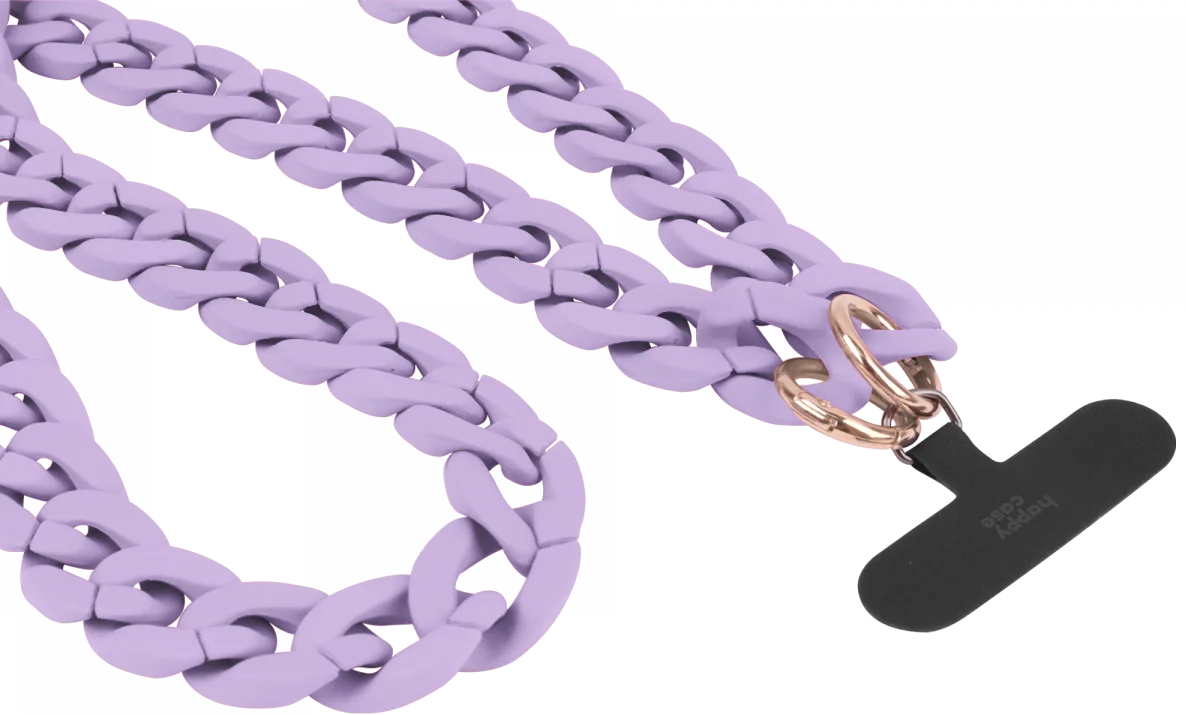 HappyCase Madeira Universele Crossbody Ketting Telefoonkoord (120CM) Paars afbeelding 12