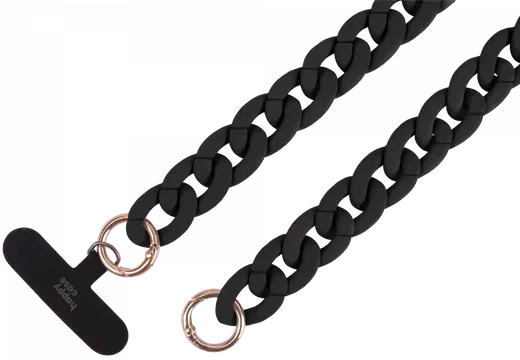 HappyCase Madeira Universele Crossbody Ketting Telefoonkoord (120CM) Zwart afbeelding 10