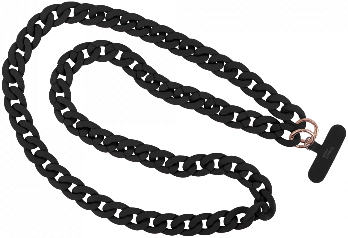 HappyCase Madeira Universele Crossbody Ketting Telefoonkoord (120CM) Zwart afbeelding 11