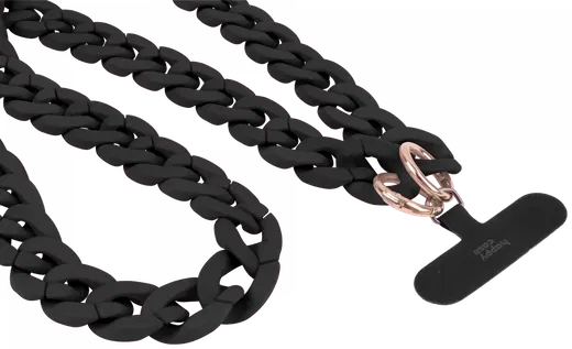 HappyCase Madeira Universele Crossbody Ketting Telefoonkoord (120CM) Zwart afbeelding 12