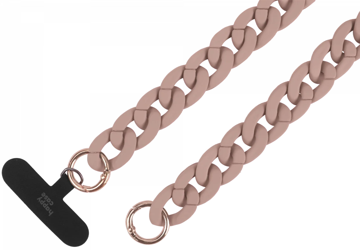 HappyCase Madeira Universele Crossbody Ketting Telefoonkoord (120CM) Beige afbeelding 10