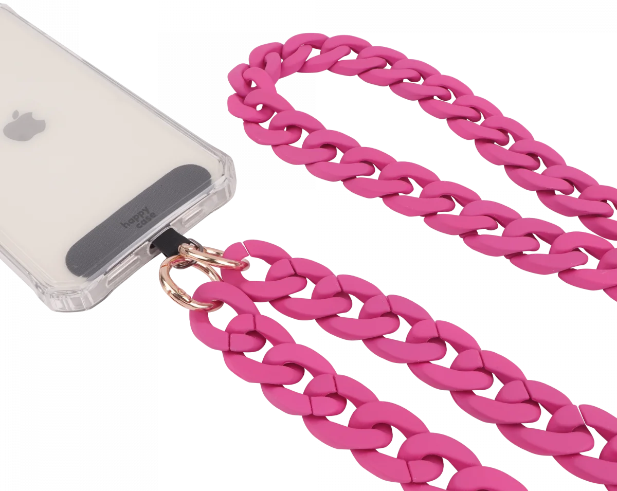 HappyCase Madeira Universele Crossbody Ketting Telefoonkoord (120CM) Roze afbeelding 9
