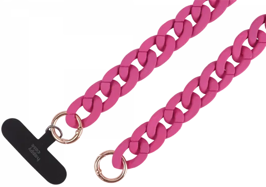 HappyCase Madeira Universele Crossbody Ketting Telefoonkoord (120CM) Roze afbeelding 10