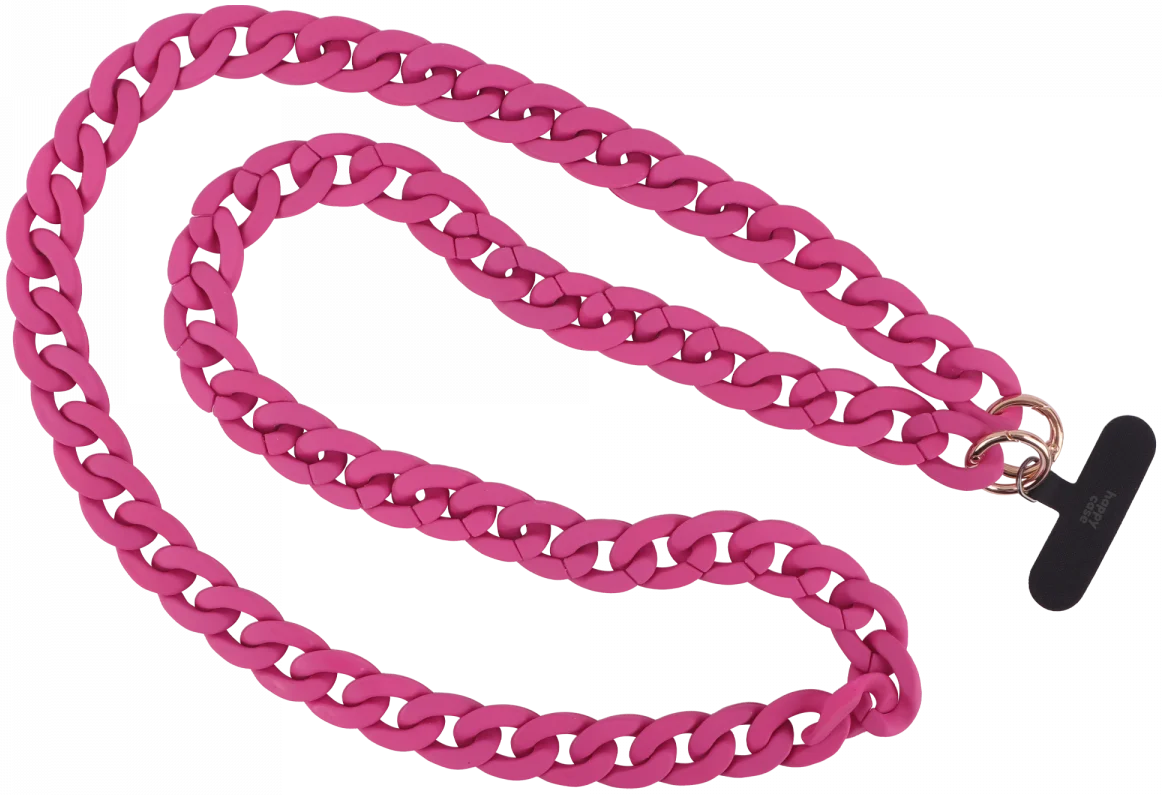 HappyCase Madeira Universele Crossbody Ketting Telefoonkoord (120CM) Roze afbeelding 11
