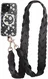 HappyCase Zanzibar Universeel Leren Riem Telefoonkoord (120CM) Zwart