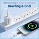Lightning naar USB - C Adapter 60W voor iPhone 15 / 16 Serie Zwart afbeelding 3