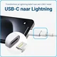 Lightning naar USB - C Adapter 60W voor iPhone 15 / 16 Serie Wit afbeelding 2