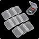 10 Pack Transparante SD Kaart Geheugenkaart Hoes Houder Opberg Box afbeelding 7