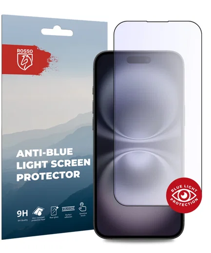 Rosso Apple iPhone 16 Plus Tempered Glass Screen Protector Anti-Blue Light afbeelding 1