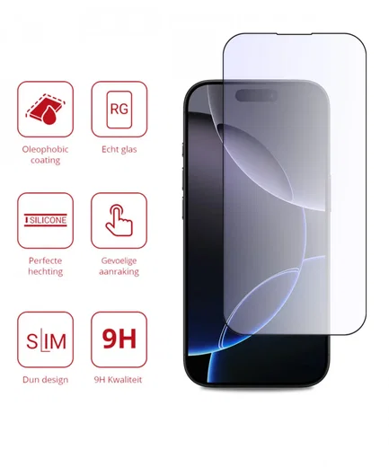 Rosso Apple iPhone 16 Pro Tempered Glass Screen Protector Anti-Blue Light afbeelding 3