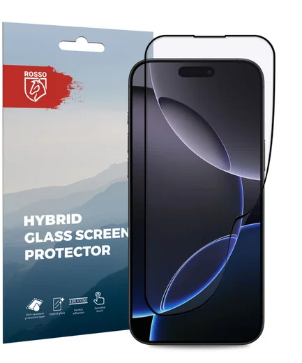 Rosso Apple iPhone 16 Pro Max Hybrid Glass Screen Protector afbeelding 1