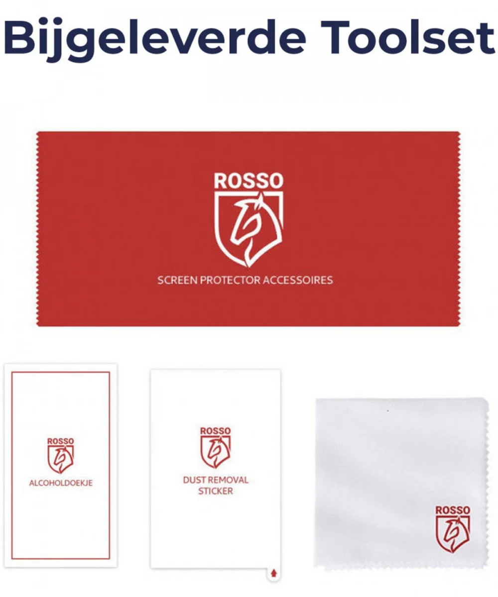 Rosso Apple iPhone 16 Pro Max Hybrid Glass Screen Protector afbeelding 3