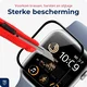 Rosso Apple Watch 4/5/6/SE 40MM Hybrid Glass Screen Protector (3-Pack) afbeelding 5