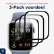 Rosso Apple Watch 4/5/6/SE 40MM Hybrid Glass Screen Protector (3-Pack) afbeelding 3