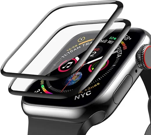 Rosso Apple Watch 11 / 10 42MM Hybrid Glass Screen Protector (3-Pack) afbeelding 2
