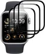 Rosso Apple Watch 4/5/6/SE 44MM Hybrid Glass Screen Protector (3-Pack) afbeelding 2