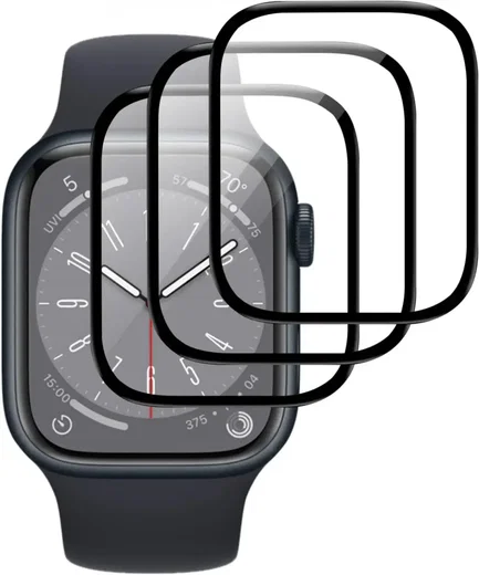 Rosso Apple Watch Ultra 3/2/1 Hybrid Glass Screen Protector (3-Pack) afbeelding 2
