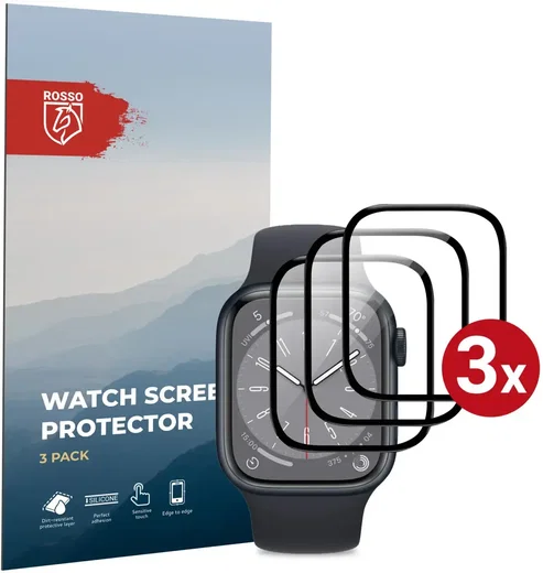 Rosso Apple Watch Ultra 3/2/1 Hybrid Glass Screen Protector (3-Pack) afbeelding 1