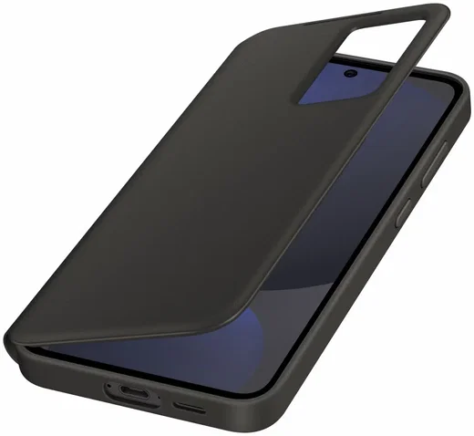 Origineel Samsung Galaxy S24 FE Hoesje Smart View Wallet Case Zwart afbeelding 1
