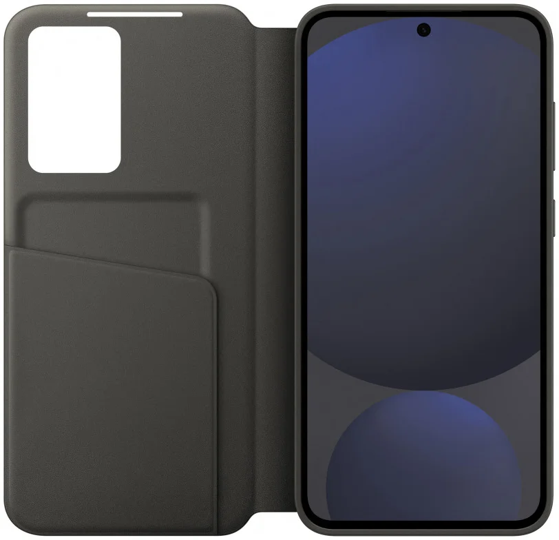 Origineel Samsung Galaxy S24 FE Hoesje Smart View Wallet Case Zwart afbeelding 2