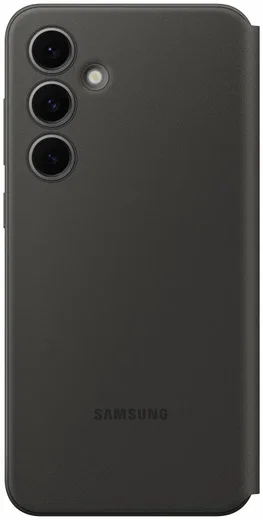 Origineel Samsung Galaxy S24 FE Hoesje Smart View Wallet Case Zwart afbeelding 4