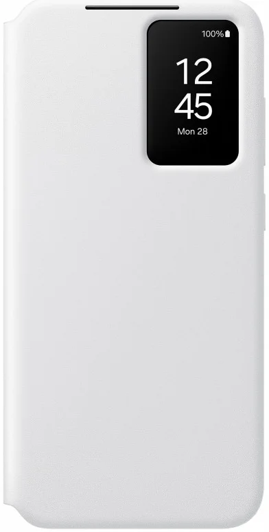 Origineel Samsung Galaxy S24 FE Hoesje Smart View Wallet Case Wit afbeelding 2