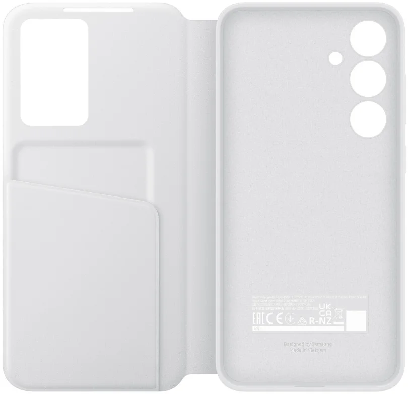 Origineel Samsung Galaxy S24 FE Hoesje Smart View Wallet Case Wit afbeelding 5
