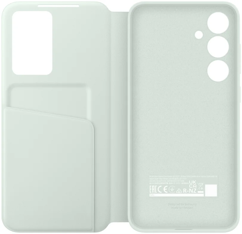 Origineel Samsung Galaxy S24 FE Hoesje Smart View Wallet Case Mint Groen afbeelding 4