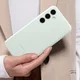 Origineel Samsung Galaxy S24 FE Hoesje Smart View Wallet Case Mint Groen afbeelding 7