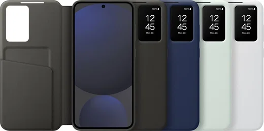 Origineel Samsung Galaxy S24 FE Hoesje Smart View Wallet Case Mint Groen afbeelding 8