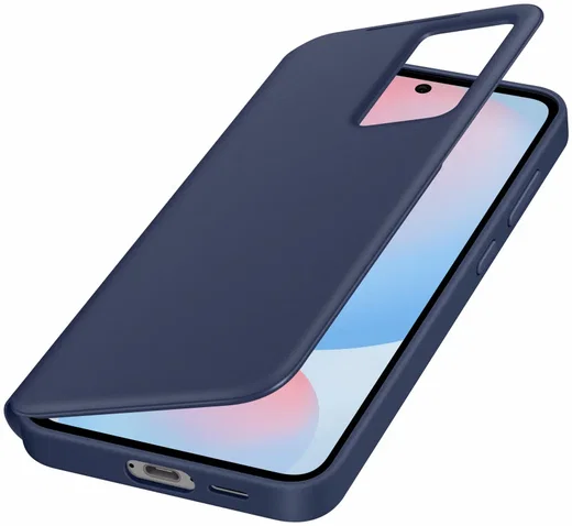 Origineel Samsung Galaxy S24 FE Hoesje Smart View Wallet Case Blauw afbeelding 1