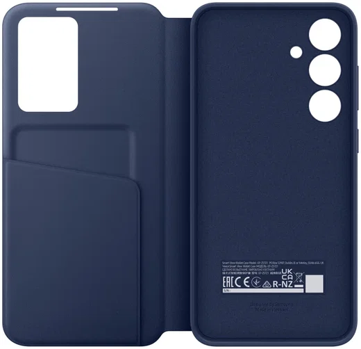 Origineel Samsung Galaxy S24 FE Hoesje Smart View Wallet Case Blauw afbeelding 5