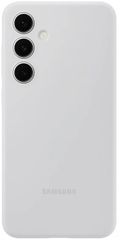 Origineel Samsung Galaxy S24 FE Hoesje Silicone Case Back Cover Grijs afbeelding 1
