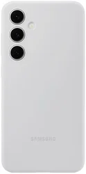 Origineel Samsung Galaxy S24 FE Hoesje Silicone Case Back Cover Grijs afbeelding