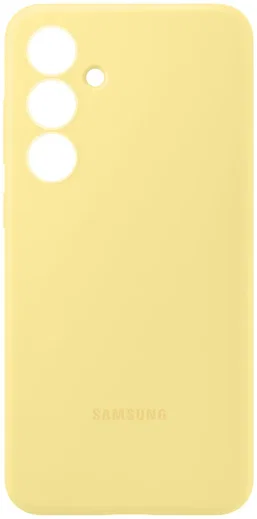 Origineel Samsung Galaxy S24 FE Hoesje Silicone Case Back Cover Geel afbeelding 2