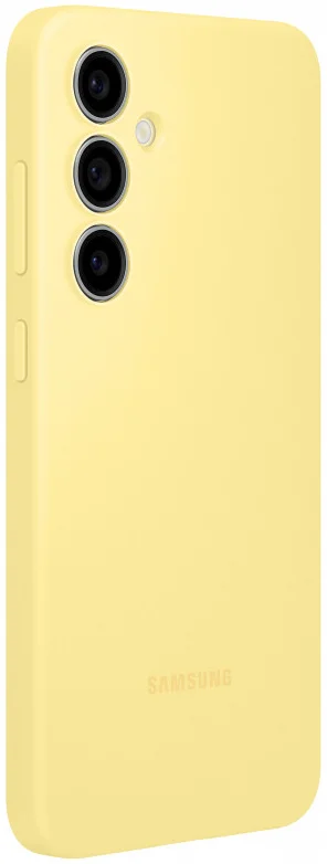 Origineel Samsung Galaxy S24 FE Hoesje Silicone Case Back Cover Geel afbeelding 4