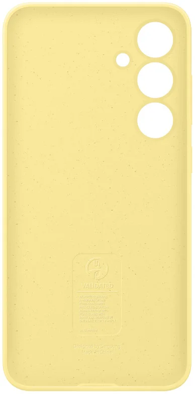 Origineel Samsung Galaxy S24 FE Hoesje Silicone Case Back Cover Geel afbeelding 5