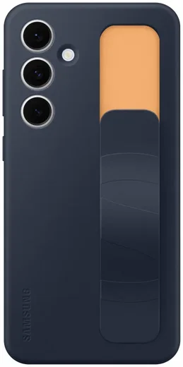 Origineel Samsung Galaxy S24 FE Hoesje Standing Grip Case Zwart / Blauw afbeelding 1