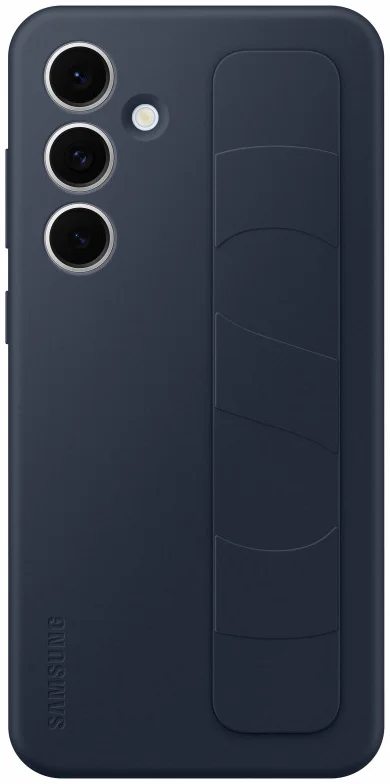 Origineel Samsung Galaxy S24 FE Hoesje Standing Grip Case Zwart / Blauw afbeelding 5