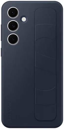 Origineel Samsung Galaxy S24 FE Hoesje Standing Grip Case Zwart / Blauw afbeelding 5