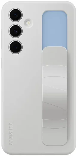 Origineel Samsung Galaxy S24 FE Hoesje Standing Grip Case Grijs afbeelding 1