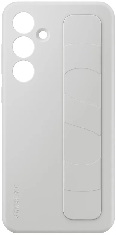 Origineel Samsung Galaxy S24 FE Hoesje Standing Grip Case Grijs afbeelding 3