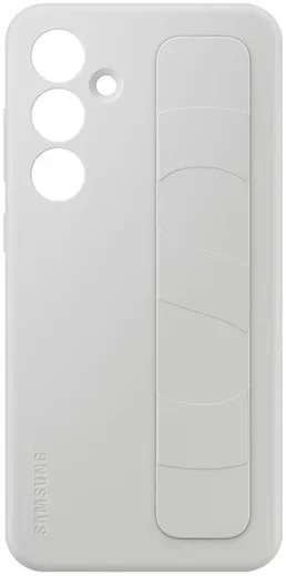 Origineel Samsung Galaxy S24 FE Hoesje Standing Grip Case Grijs afbeelding 3