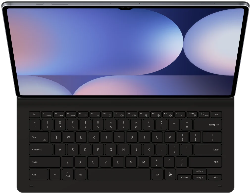 Originele Samsung Galaxy Tab S10 / S9 Ultra Hoes Slim Keyboard Cover Zwart afbeelding 4