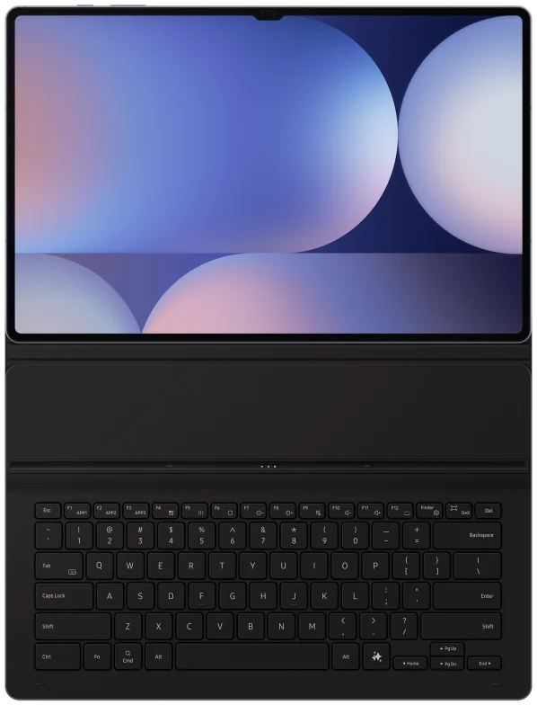 Originele Samsung Galaxy Tab S10 / S9 Ultra Hoes Slim Keyboard Cover Zwart afbeelding 9
