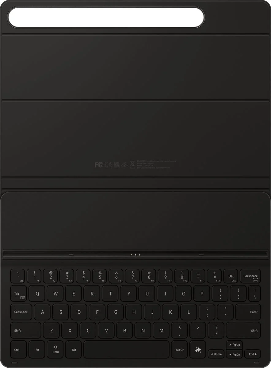 Originele Samsung Galaxy Tab S10 Lite / S10 FE/ S9 (FE) Hoes Slim Keyboard Zwart afbeelding 10