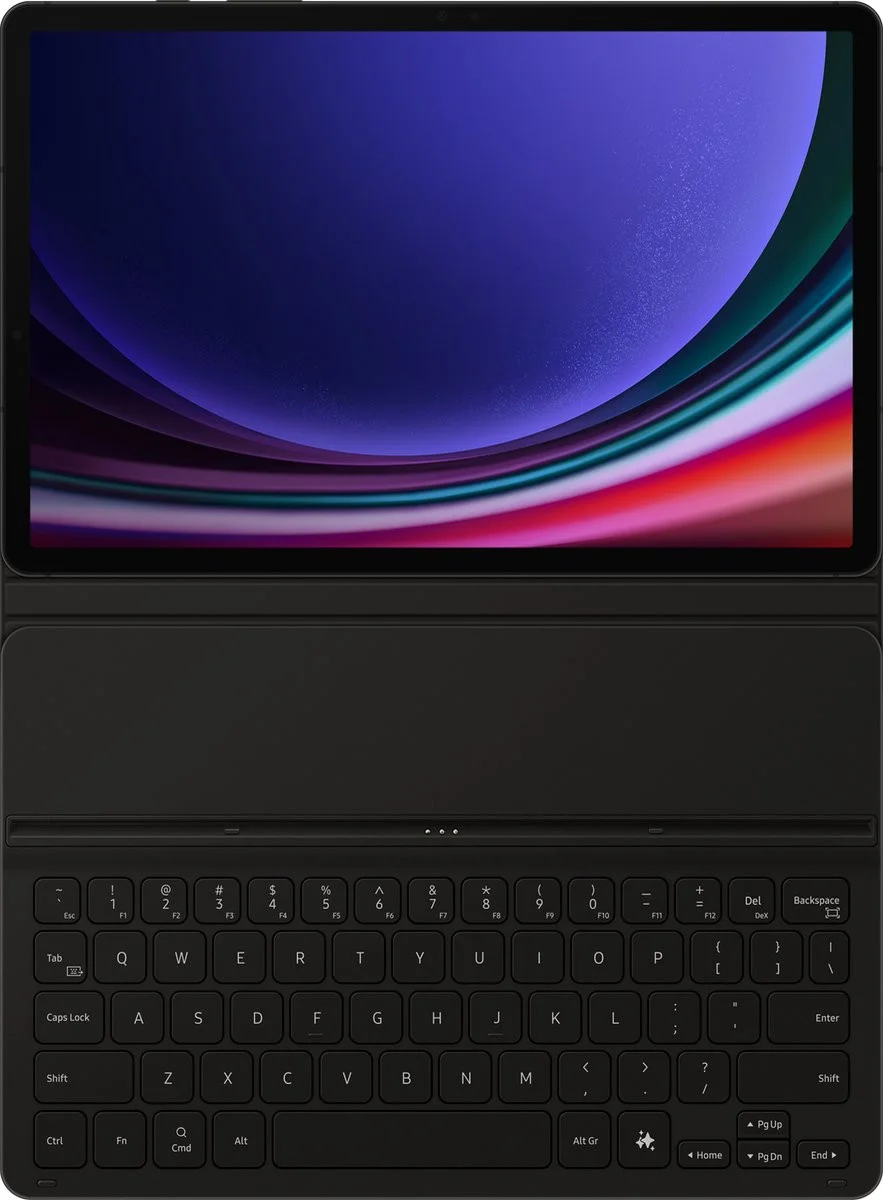 Originele Samsung Galaxy Tab S10 Lite / S10 FE/ S9 (FE) Hoes Slim Keyboard Zwart afbeelding 2