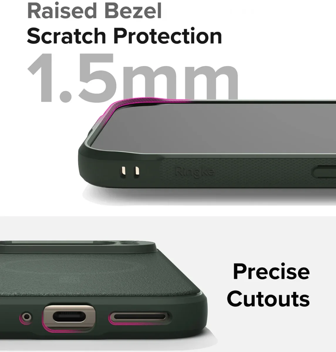 Ringke Onyx Magnetic Google Pixel 9 Pro XL Hoesje MagSafe Groen afbeelding 10