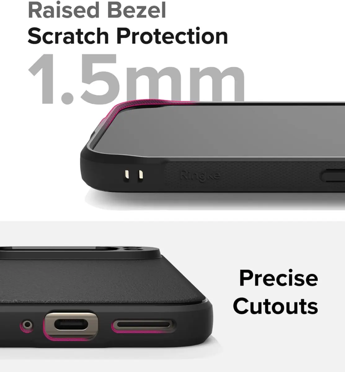 Ringke Onyx Google Pixel 9 Pro Hoesje Flexibel TPU Back Cover Zwart afbeelding 7